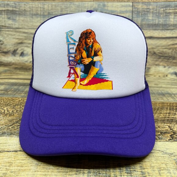 Reba McEntire Unisex Trucker Hat Purple Snapback Country Music Baseball Cap - Picture 2 of 5